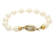 Jewellery - PEARL BRACELET, cultured pearls approx. 8,5 mm and approx. 2,75 mm - View 1