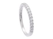 Jewellery - ETERNITY RING, 18K white gold - View 1