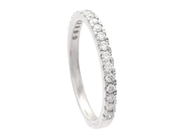 Jewellery - ETERNITY RING, 18K white gold - View 1