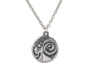 Jewellery, PENDANT WITH CHAIN, white metal/pewter, in auction: General – Tuesday 31 March