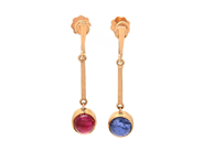 Jewellery, EARRINGS, 18K gold, in auction: Lilla jewellery – Tuesday 24 February