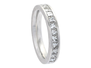 Jewellery, ETERNITY RING, platinum, in auction: Classic – Saturday 21 February