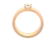 Jewellery - SOLITAIRE RING, 18K rose gold - View 2