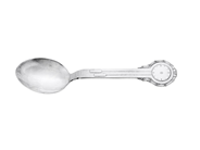 Silverware, CHRISTENING SPOON, silver, in auction: Lilla jewellery – Tuesday 24 March