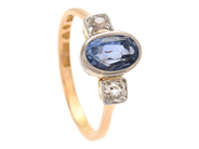 Jewellery - RING, 18K gold/platinum - View 1