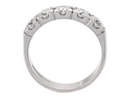 Jewellery - ETERNITY RING, 18K white gold - View 2