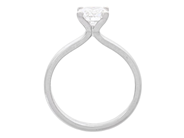 Jewellery - SOLITAIRE RING, 18K white gold - View 2
