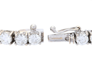 Jewellery - TENNIS BRACELET, 18K white gold - View 3