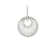 Jewellery - PENDANT,18K white gold, 71 brilliant cut diamonds approx. 0,40 ctw - View 1