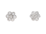 Jewellery - EARRINGS, 18K white gold - View 1
