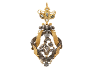 Jewellery - PENDANT, 21/18K gold/silver - View 1