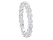 Jewellery - FULL ETERNITY RING, 18K white gold - View 1