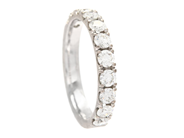 Jewellery - ETERNITY RING, 18K white gold - View 1