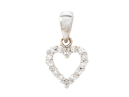 Jewellery, PENDANT, heart, in auction: Lilla jewellery – Tuesday 24 February