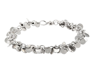 Jewellery - BRACELET, rhodium plated sterling silver - View 1