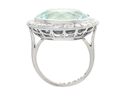 Jewellery - CLUSTER RING, platinum - View 2