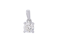 Jewellery - SOLITAIRE PENDANT, platinum - View 1