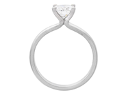 Jewellery - SOLITAIRE RING, platinum - View 2