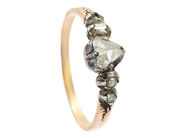 Jewellery, RING, 14K gold/silver, in auction: Classic – Saturday 21 March