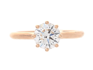 Jewellery - SOLITAIRE RING, 18K gold - View 3