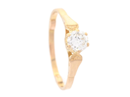 Jewellery, SOLITAIRE RING, 18K gold, in auction: Lilla jewellery – Tuesday 24 March