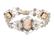Jewellery, BRACELET, white metal, in auction: General – Tuesday 31 March