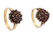 Jewellery, JEWELLERY SET, 2 items rings, in auction: General – Tuesday 31 March