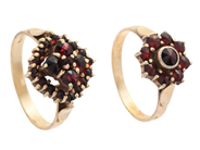 Jewellery, JEWELLERY SET, 2 items rings, in auction: General – Tuesday 31 March