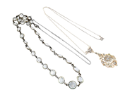 Jewellery, JEWELLERY SET, 2 items necklace, in auction: General – Tuesday 31 March