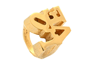 Jewellery, ROBERT INDIANA, LOVE ring, in auction: Modern – Saturday 7 March