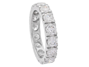 Jewellery - FULL ETERNITY RING, 18K white gold - View 1