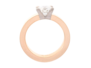 Jewellery - SOLITAIRE RING, 18K gold/white gold - View 2