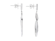 Jewellery - EARRINGS, 18K white gold - View 2