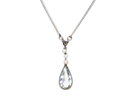 Jewellery, PENDANT WITH CHAIN, silver, in auction: Lilla jewellery – Tuesday 24 March