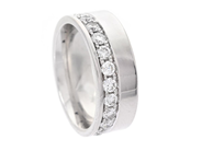 Jewellery, RING, 18K white gold, in auction: Modern – Saturday 7 March