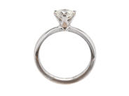 Jewellery - SOLITAIRE RING, 18K white gold - View 2