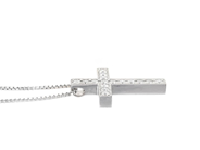 Jewellery - PENDANT WITH CHAIN, 18K white gold - View 2