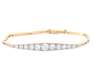 Jewellery - BRACELET, 18K gold/platinum - View 1