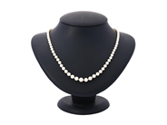 Jewellery, PEARL NECKLACE, cultured pearls approx. 2,5-6,5 mm, in auction: Lilla jewellery – Tuesday 24 March