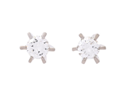 Jewellery, SOLITAIRE EARRINGS, 18K white gold, in auction: Lilla jewellery – Tuesday 24 March