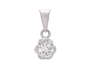 Jewellery, SOLITAIRE PENDANT, 18K white gold, in auction: Lilla jewellery – Tuesday 24 March