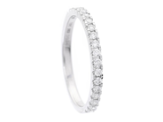 Jewellery - ETERNITY RING, 18K white gold - View 1