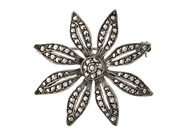 Jewellery, BROOCH, silver, in auction: Lilla jewellery – Tuesday 24 March