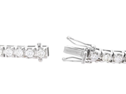 Jewellery - TENNIS BRACELET, 18K white gold - View 3