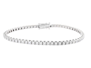 Jewellery - TENNIS BRACELET, 18K white gold - View 1