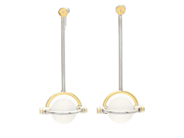 Jewellery, EARRINGS, silver/18K gold, in auction: Modern – Saturday 7 March
