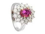 Jewellery, ENGELBERT, cluster ring, in auction: Modern – Saturday 7 March