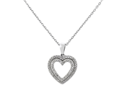 Jewellery - PENDANT WITH CHAIN, 18K white gold - View 1