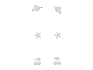 Jewellery, JEWELLERY SET, 3 pair earrings, in auction: General – Tuesday 12 May