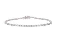 Jewellery, TENNIS BRACELET, 18K white gold, in auction: Lilla jewellery – Tuesday 24 March
